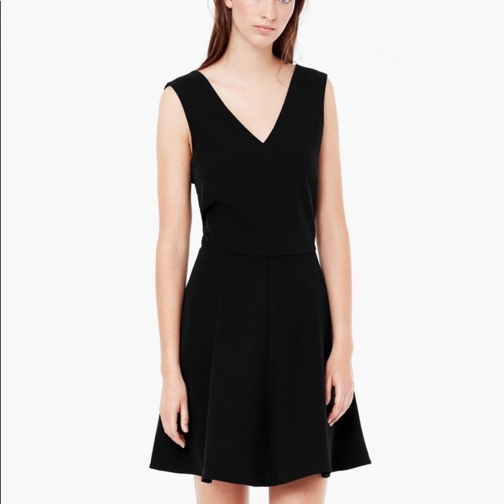 Halston | V-Neck LBD Dress